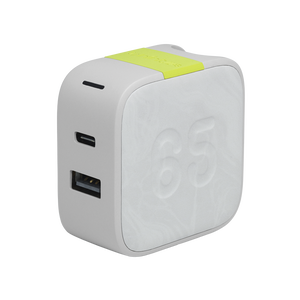 InstantCharger 65W 2 USB - White - Powerful USB-C and USB-A GaN PD charger - Detailshot 3